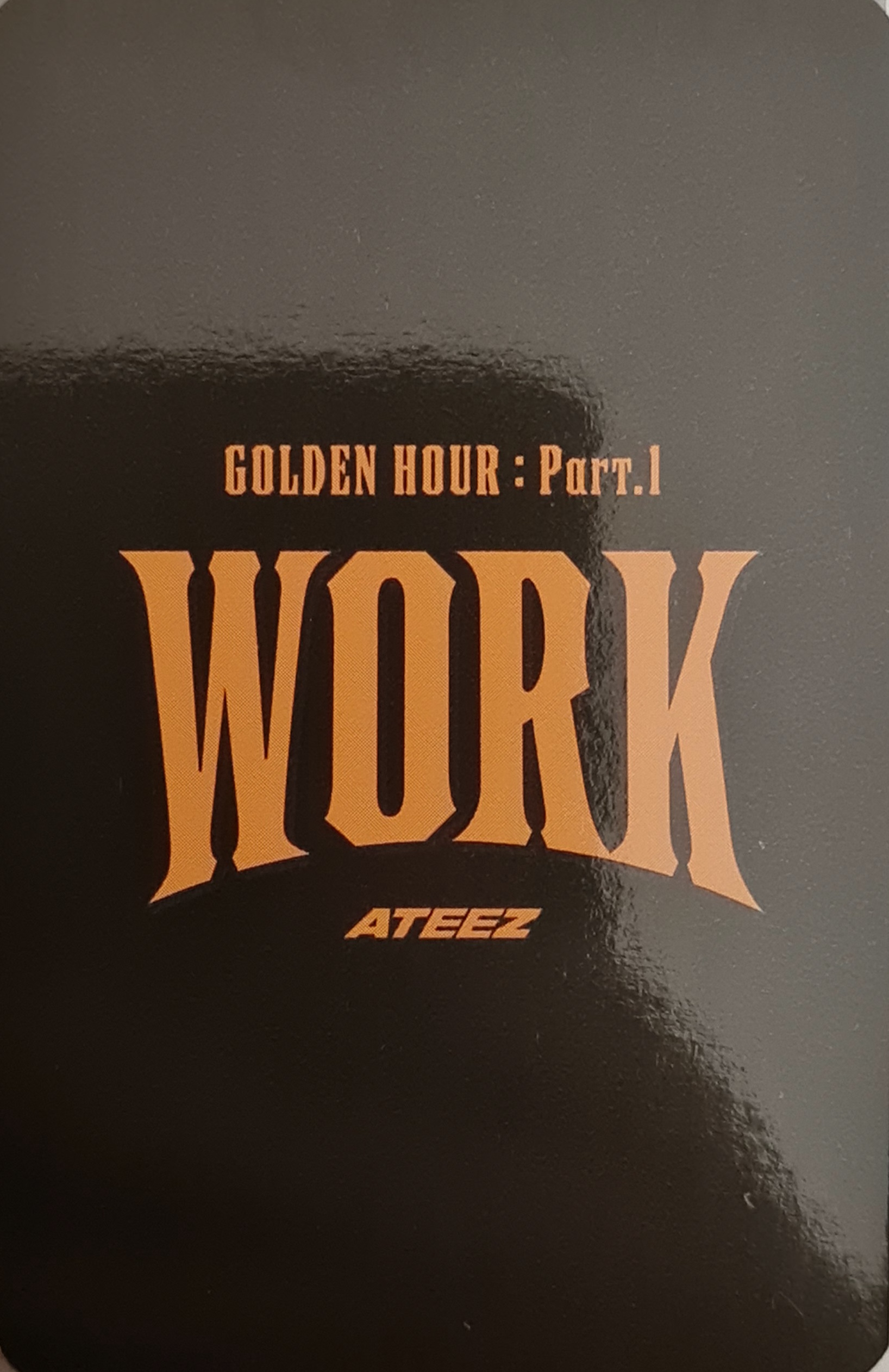 Yeosang ATEEZ photocard back side - Mito