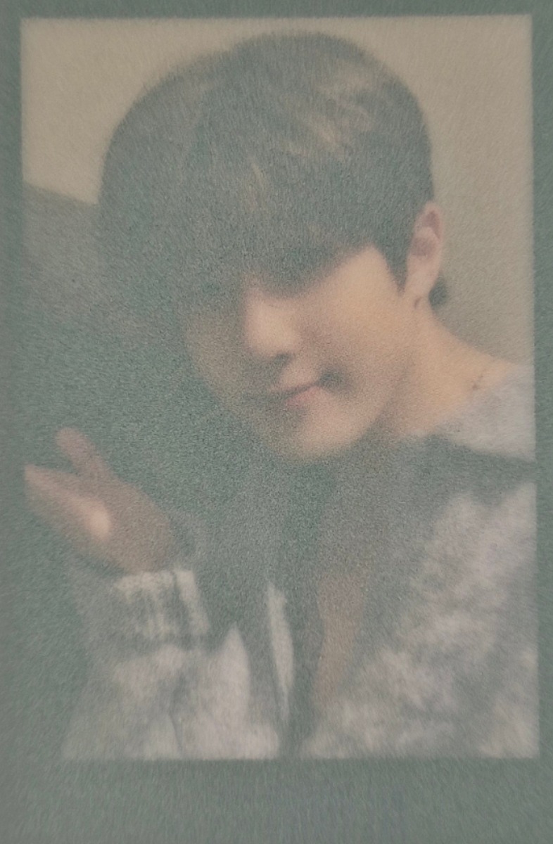 JinJin ASTRO photocard back side - Benefit