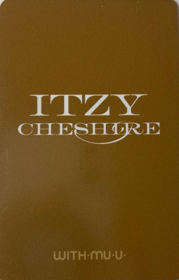 LIA ITZY photocard back side - Online