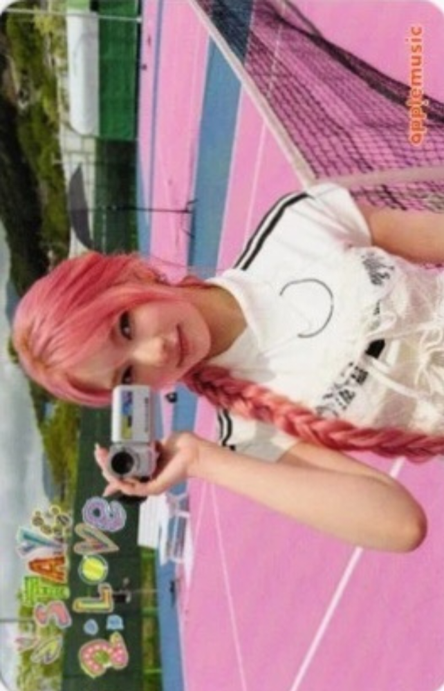 ISA STAYC photocard back side - Pre-Order