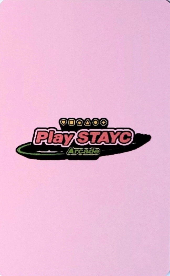 Sieun STAYC photocard back side - Soundwave / Applemusic / Ktown4u Benefit