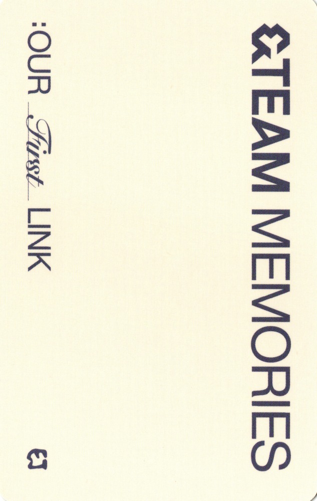 EJ &TEAM photocard back side - Photocard Set