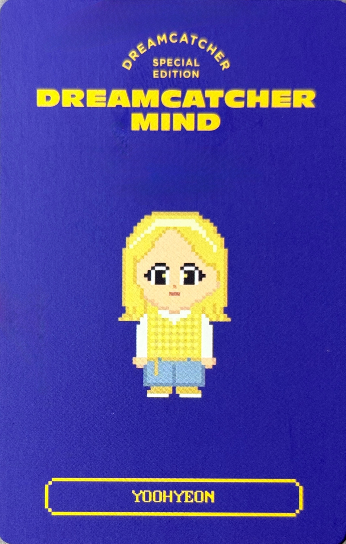 Yoohyeon Dreamcatcher photocard back side - Photocard Set (C)