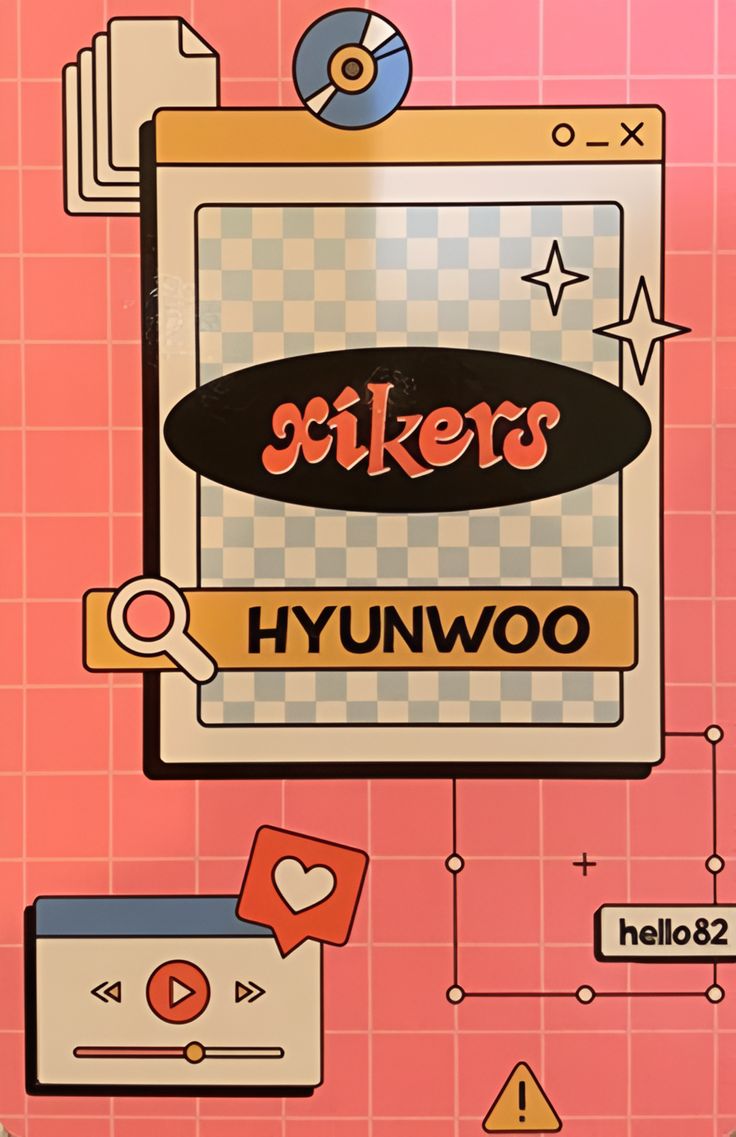 Hyunwoo xikers photocard back side - Preorder