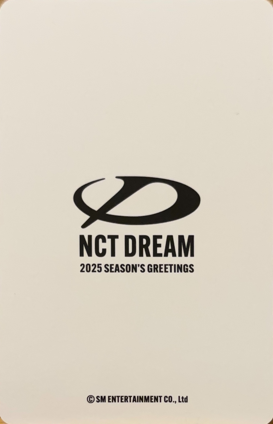 Mark NCT DREAM photocard back side - Random Trading Card B set