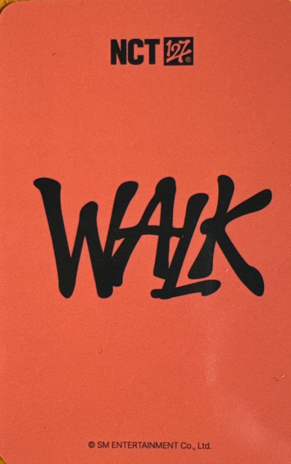 Yuta NCT 127 photocard back side - Online