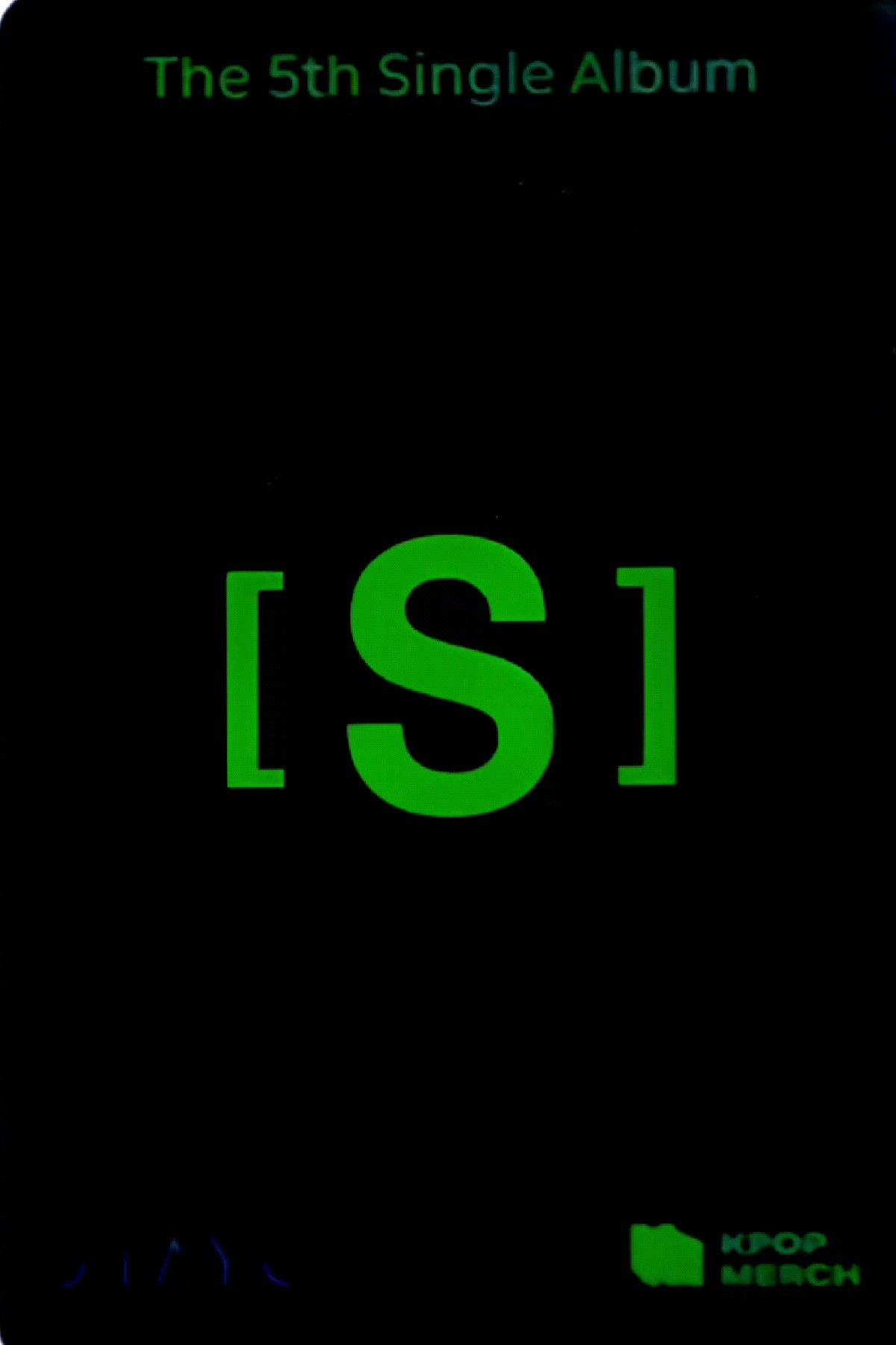 Seeun STAYC photocard back side - Offline