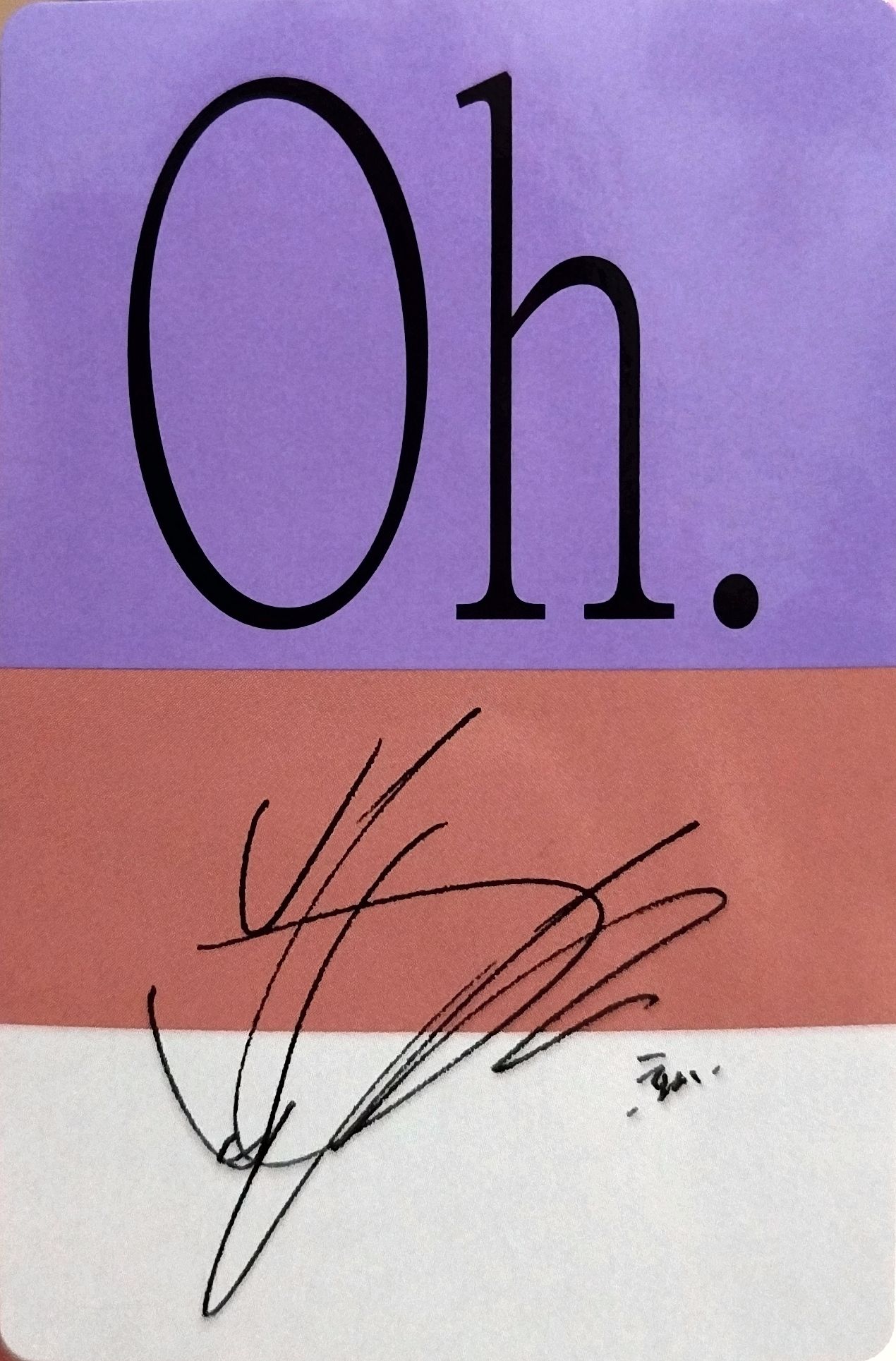 Hoshi SEVENTEEN photocard back side - Episode D : Hide and SEEK - Photocard Set