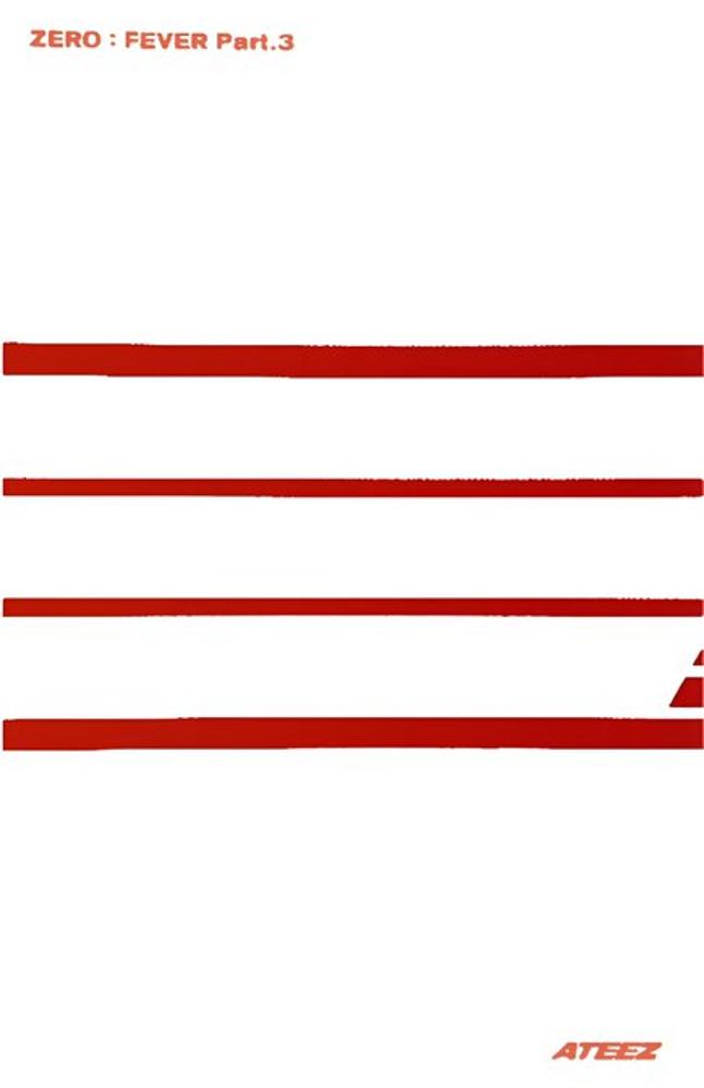 Wooyoung ATEEZ photocard back side - Limited Photocards