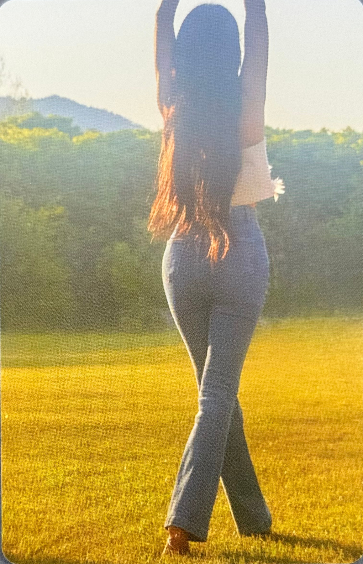 Moonbyul MAMAMOO photocard back side - Photocard