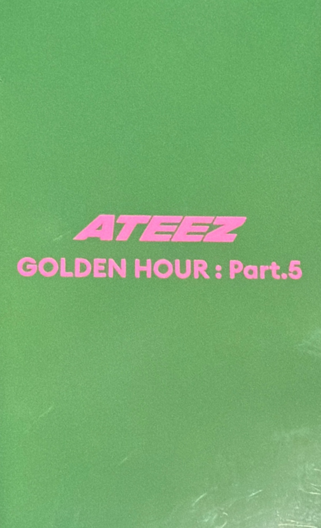 Hongjoong ATEEZ photocard back side - Photocard