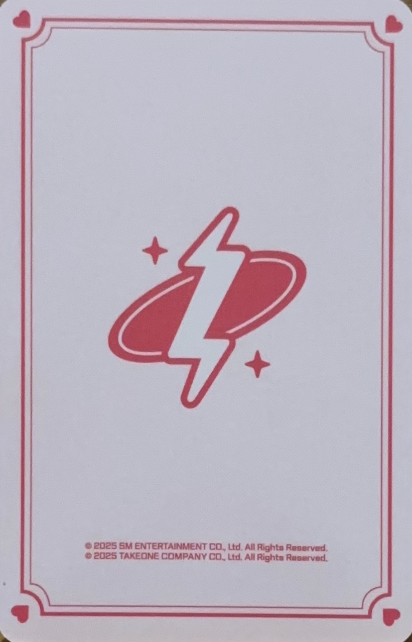 Johnny NCT photocard back side - Cupid ver. Set