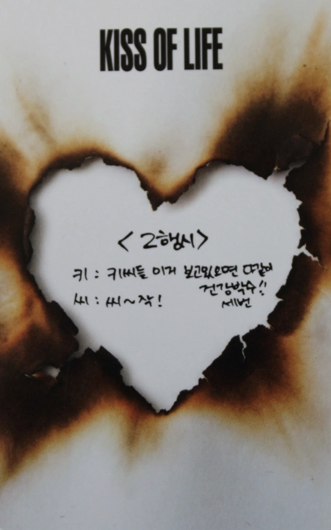 Belle KISS OF LIFE photocard back side - Photocard