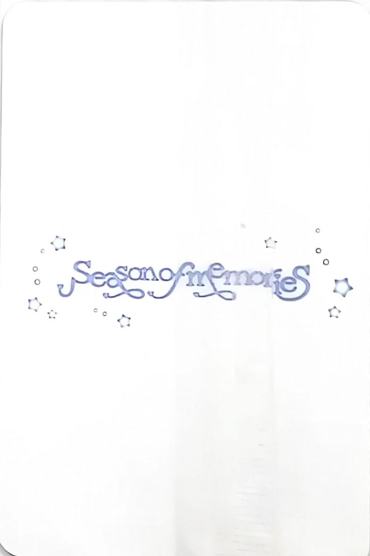 Eunha photocard back