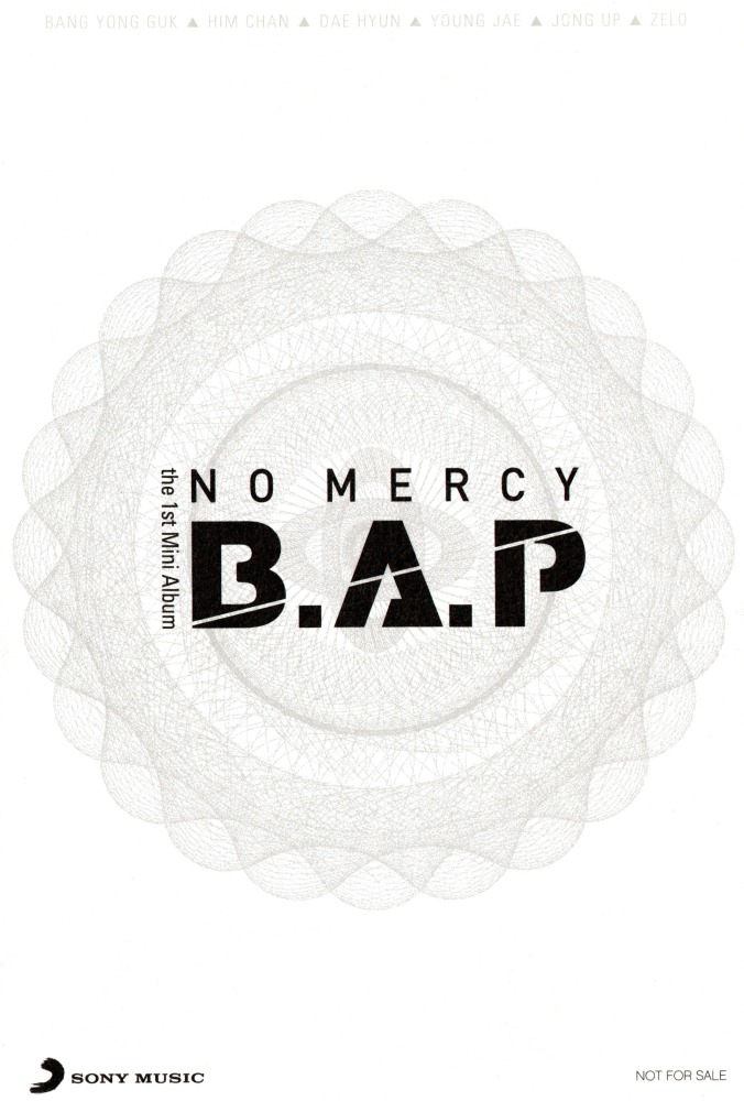 Daehyun B.A.P photocard back side - Postcard