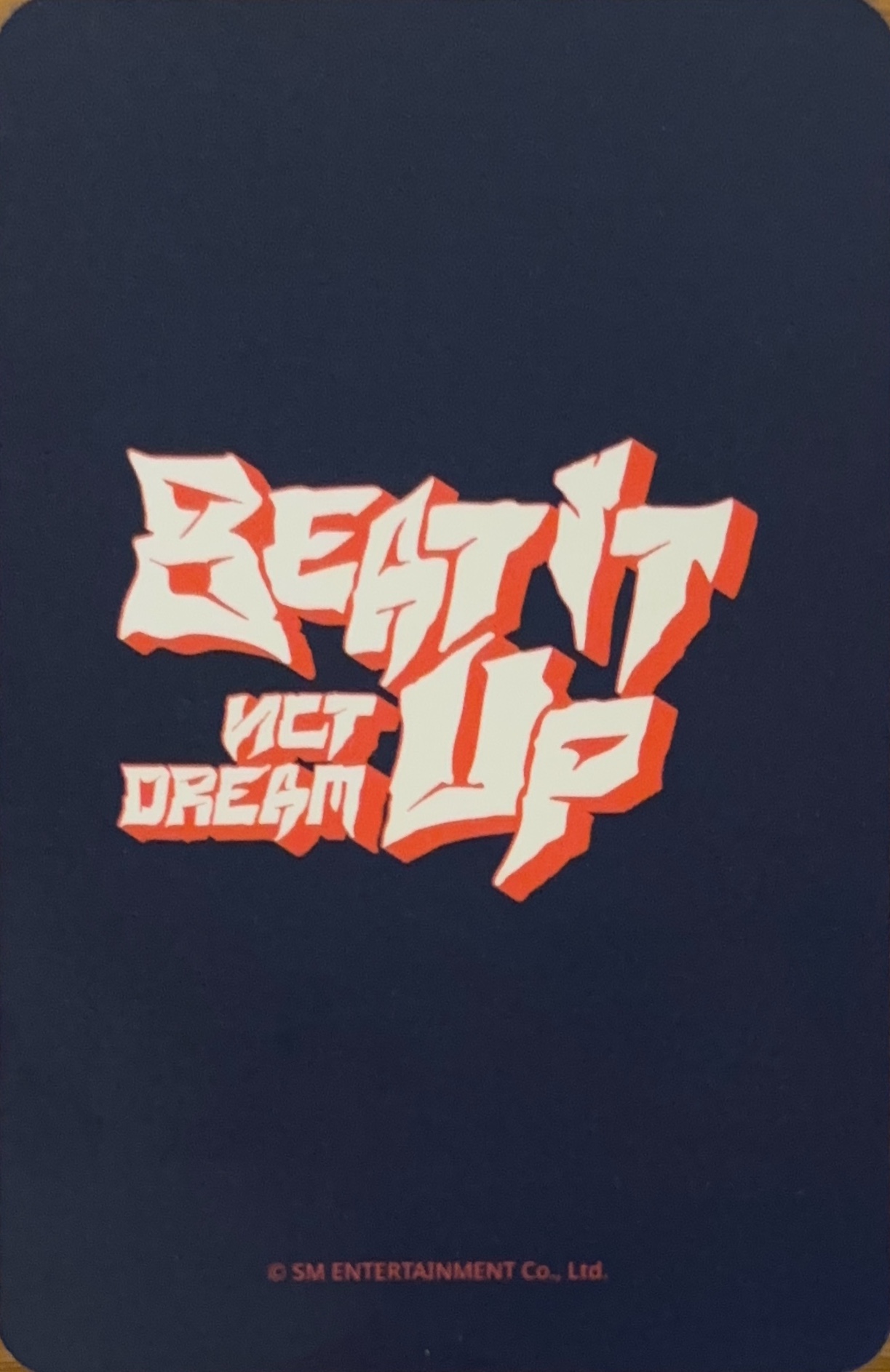 Jisung NCT DREAM photocard back side - Offline