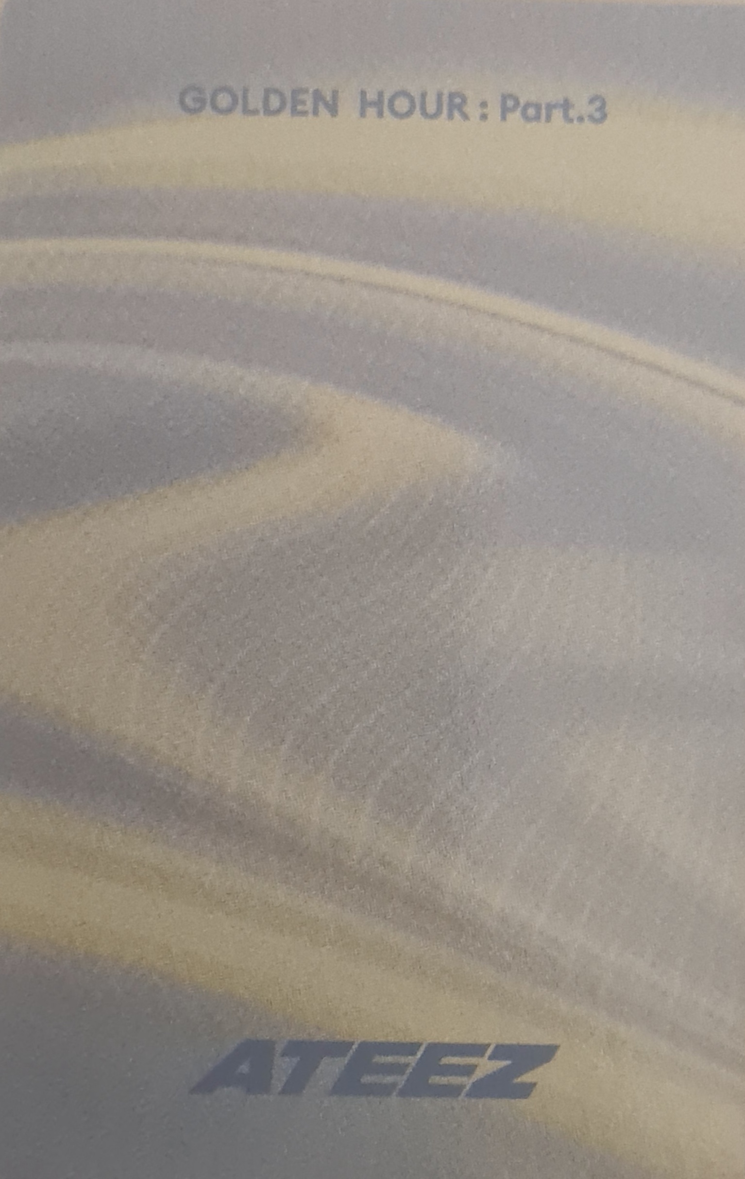 Hongjoong ATEEZ photocard back side - Photocards