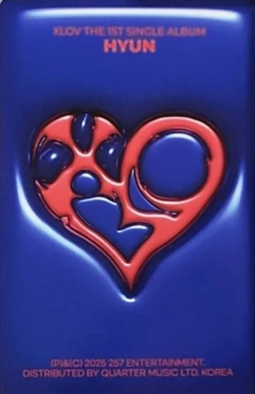 Hyun XLOV photocard back side - Photocards