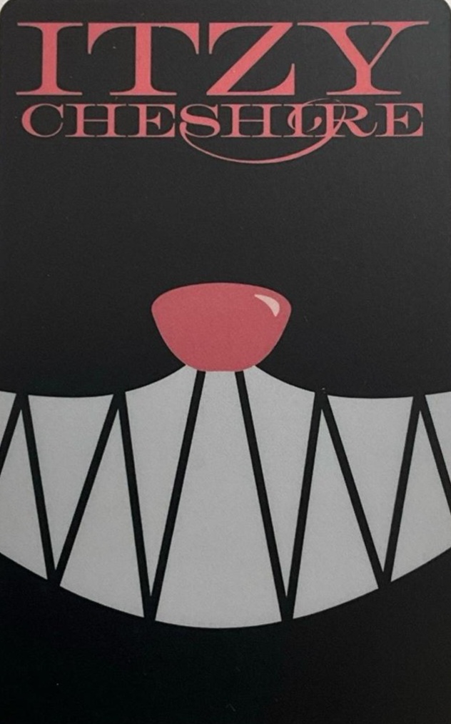 Yeji ITZY photocard back side - Lucky Draw