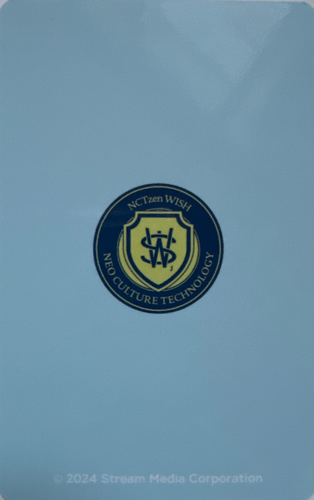 Sion NCT WISH photocard back side - Photocards