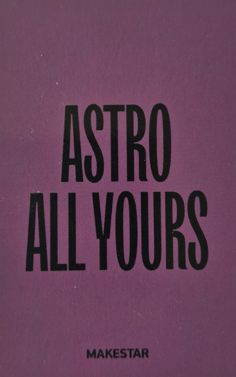 Rocky ASTRO photocard back side - Benefit