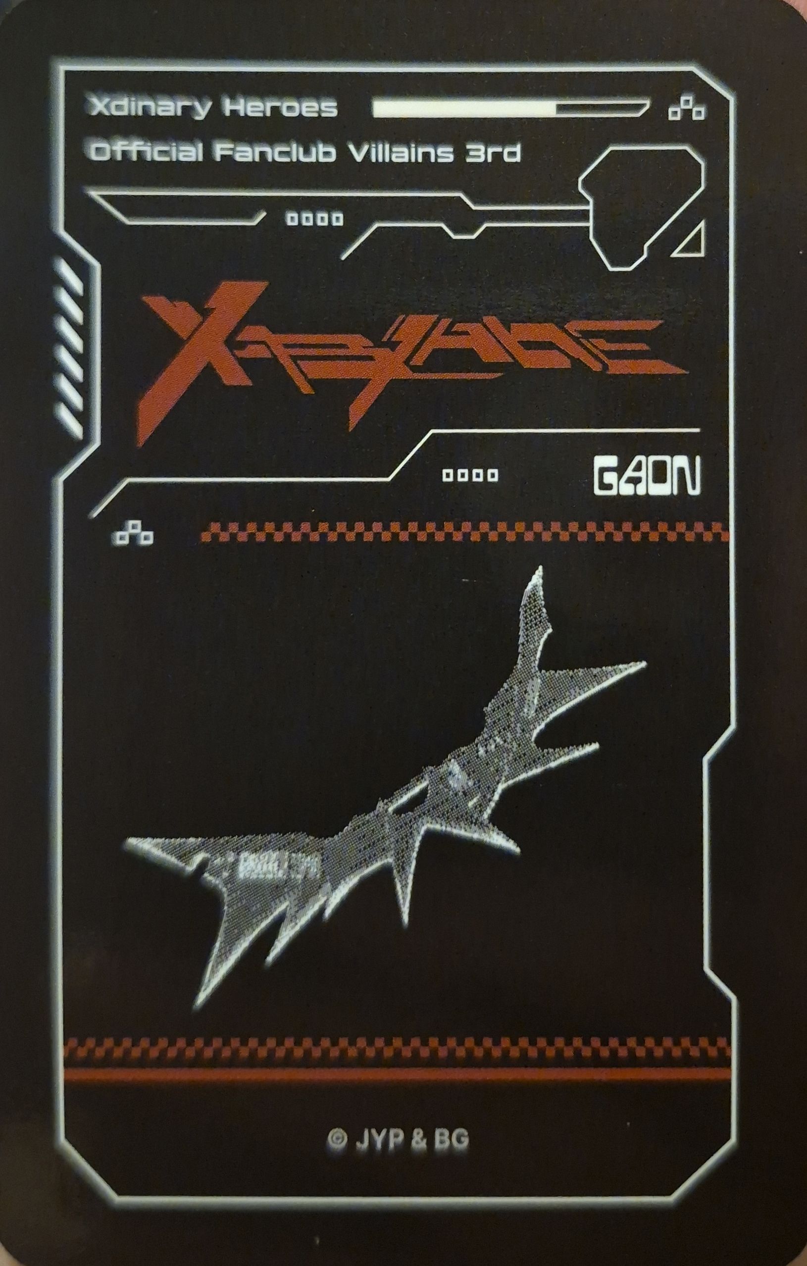 Gaon Xdinary Heroes photocard back side - Photocard Set