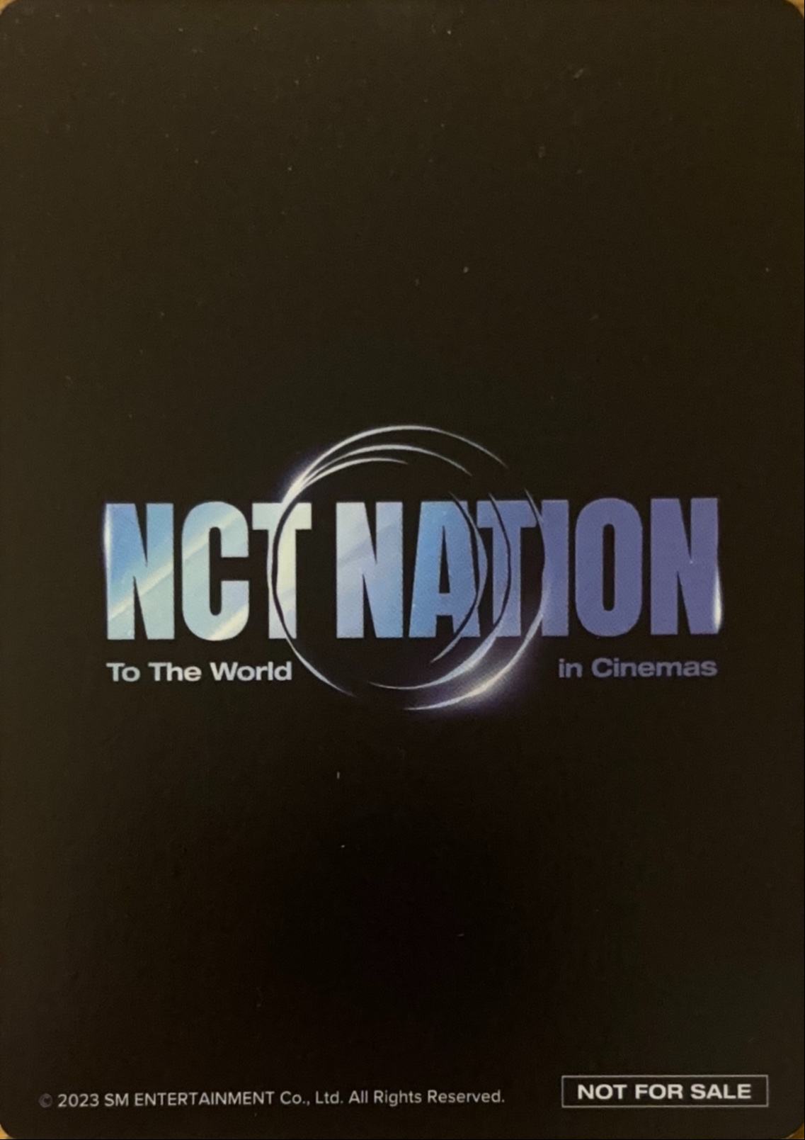 Jisung NCT photocard back side - Trading Card (Japan)