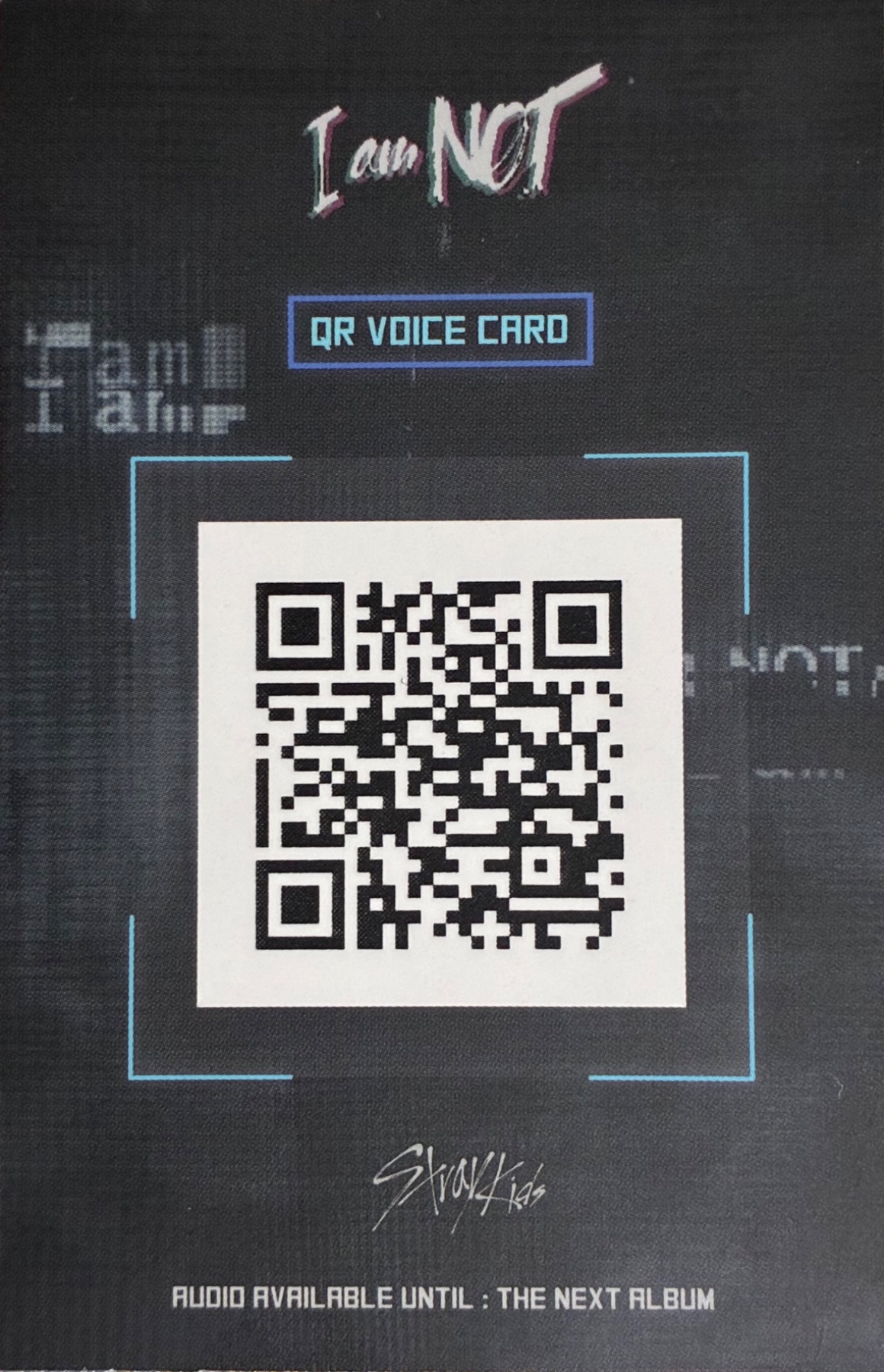 Lee Know Stray Kids photocard back side - Selfie Ver.