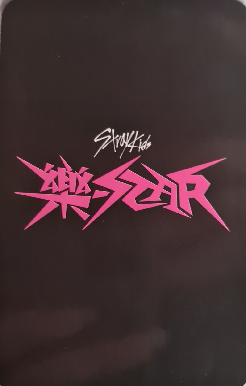 Hyunjin Stray Kids photocard back side - Preorder