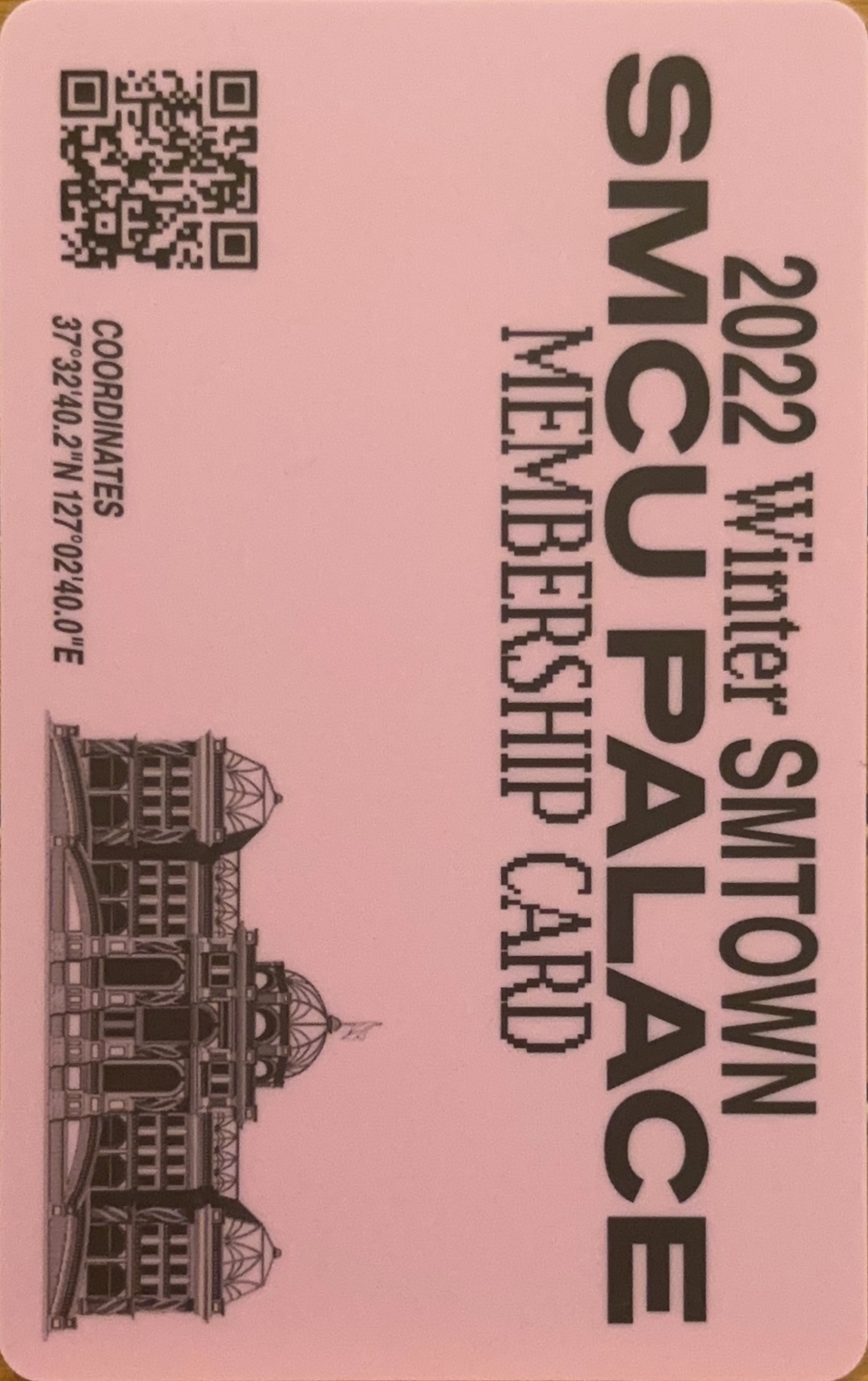 Jisung NCT photocard back side - Membership Card