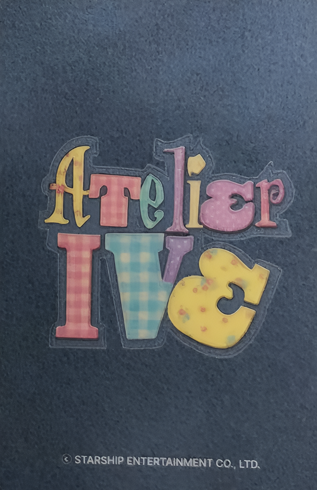 Gaeul IVE photocard back side - Starship Square - Preorder