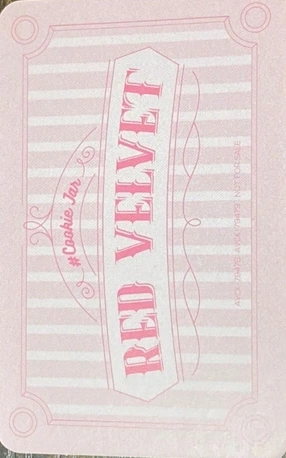 Irene Red Velvet photocard back side - Random Photocards