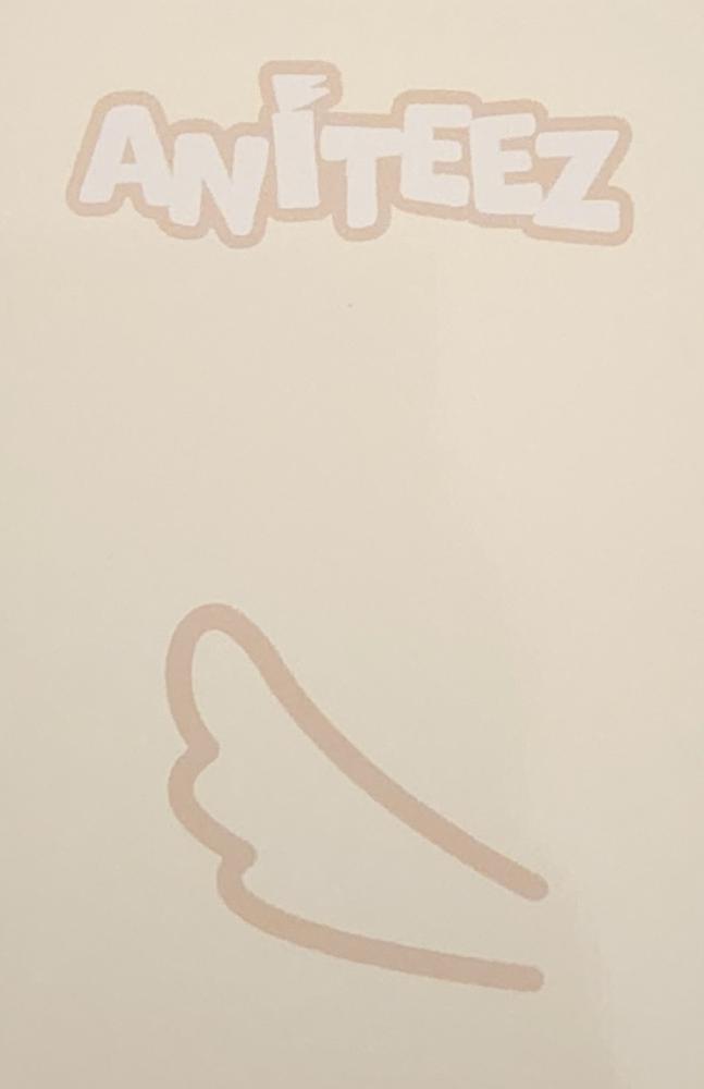 Yeosang ATEEZ photocard back side - Random Trading Card