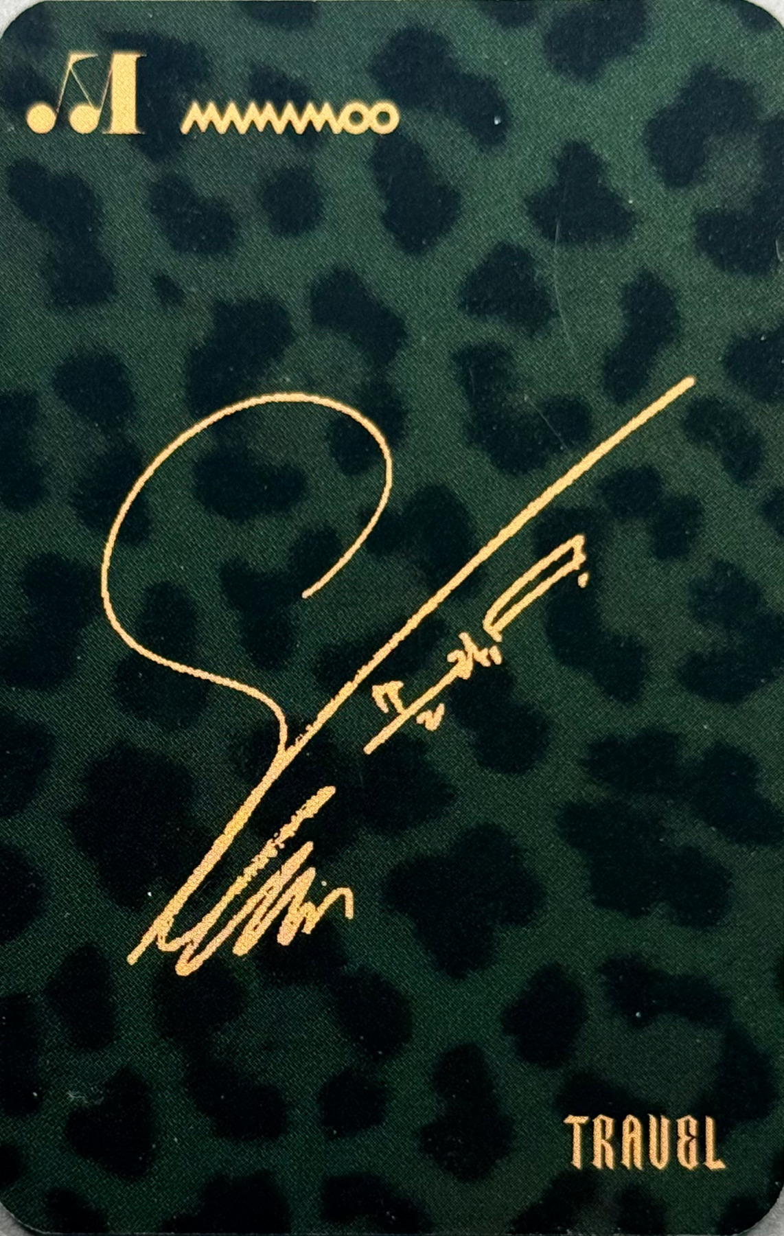 Solar MAMAMOO photocard back side - Benefit
