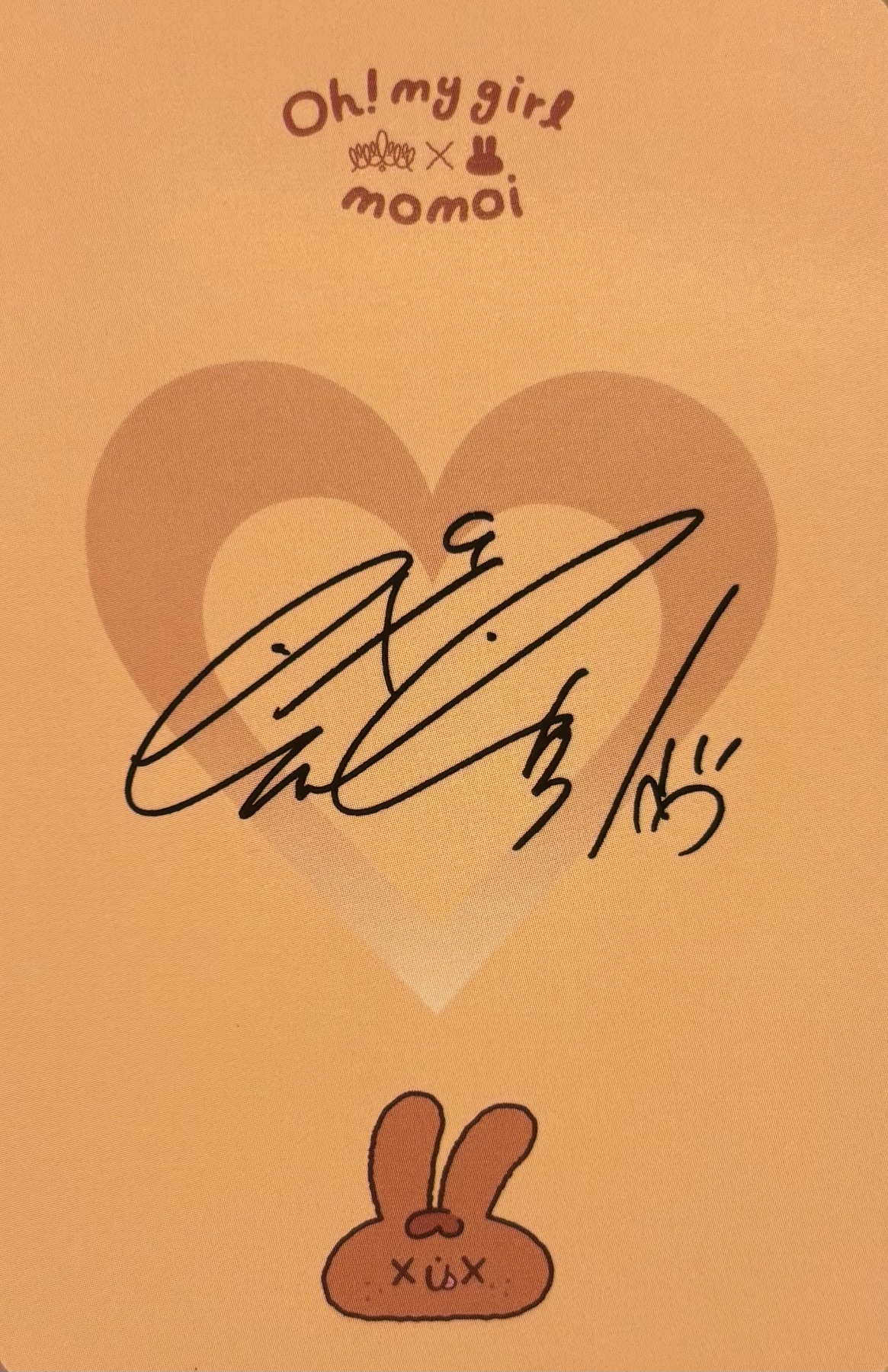 Mimi OH MY GIRL photocard back side - Trading Card Set
