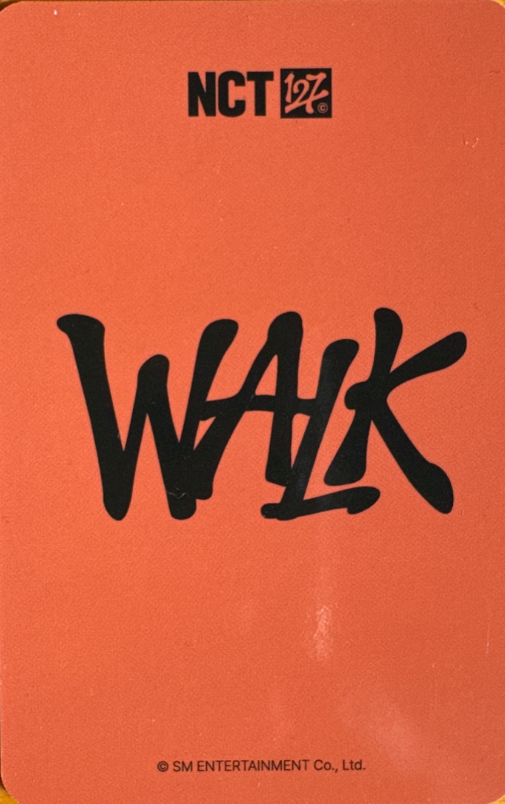 Jaehyun NCT 127 photocard back side - Online