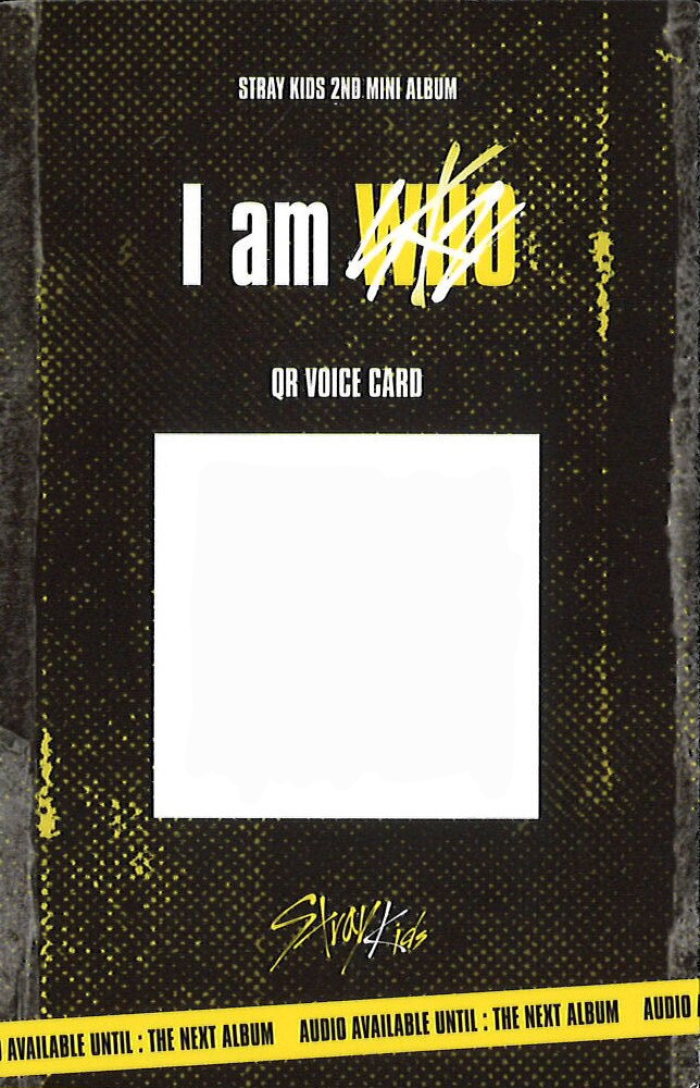 Han Stray Kids photocard back side - Selfie Ver.