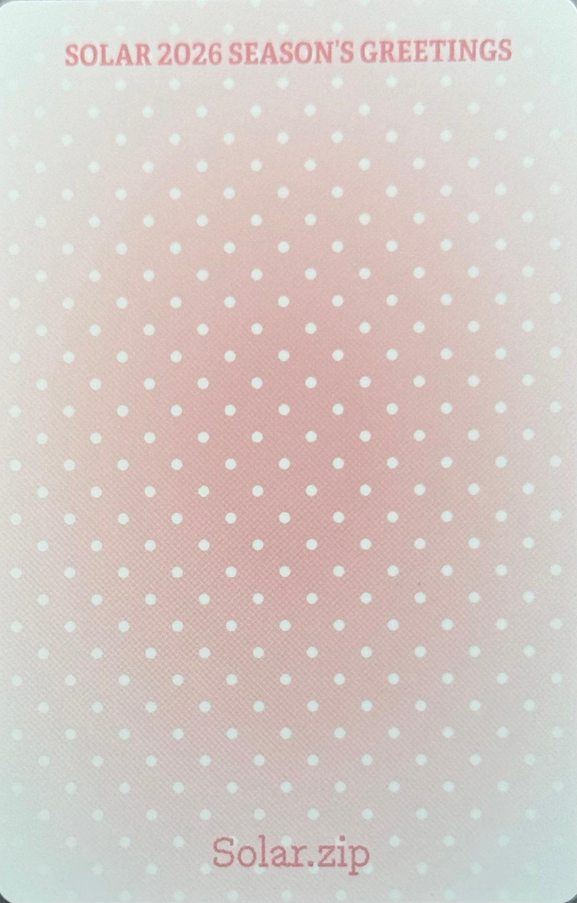 Solar Solar photocard back side - Selfie Photocard Set