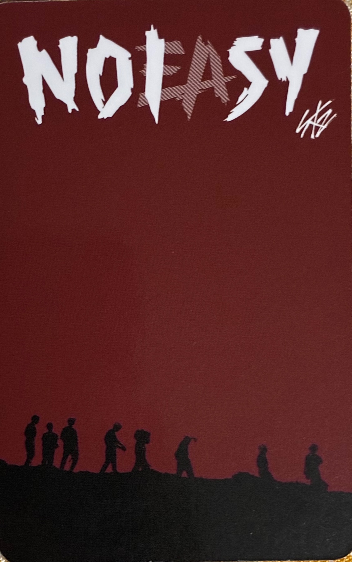 Bang Chan Stray Kids photocard back side - Random Photocard