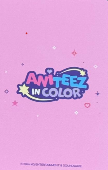 Yeosang ATEEZ photocard back side - 3D Sticker