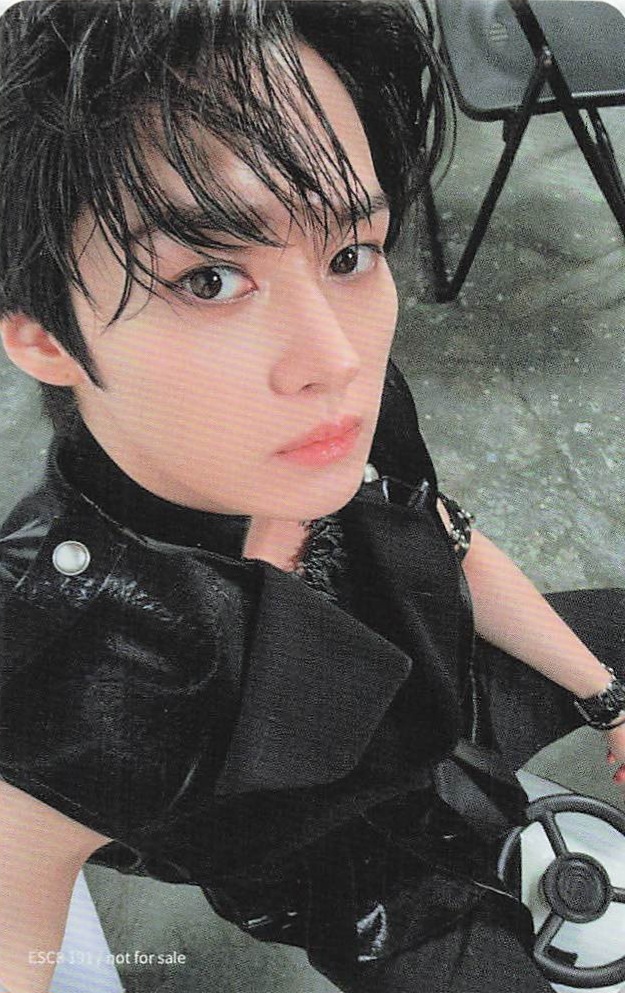 Lee Know Stray Kids photocard back side - Photocard