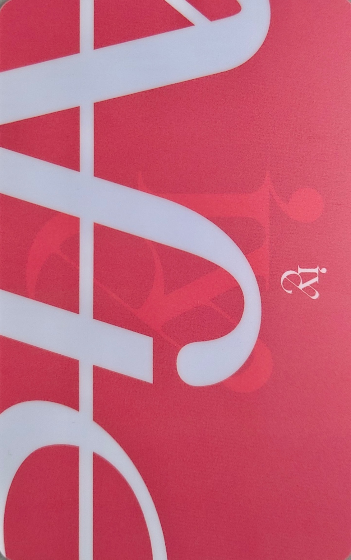 Gaeul IVE photocard back side - Lucky Draw