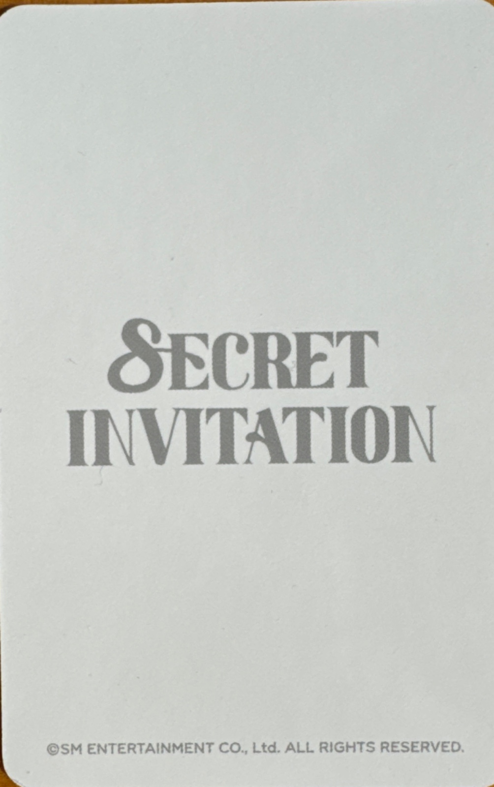 Yuta NCT 127 photocard back side - Photocards