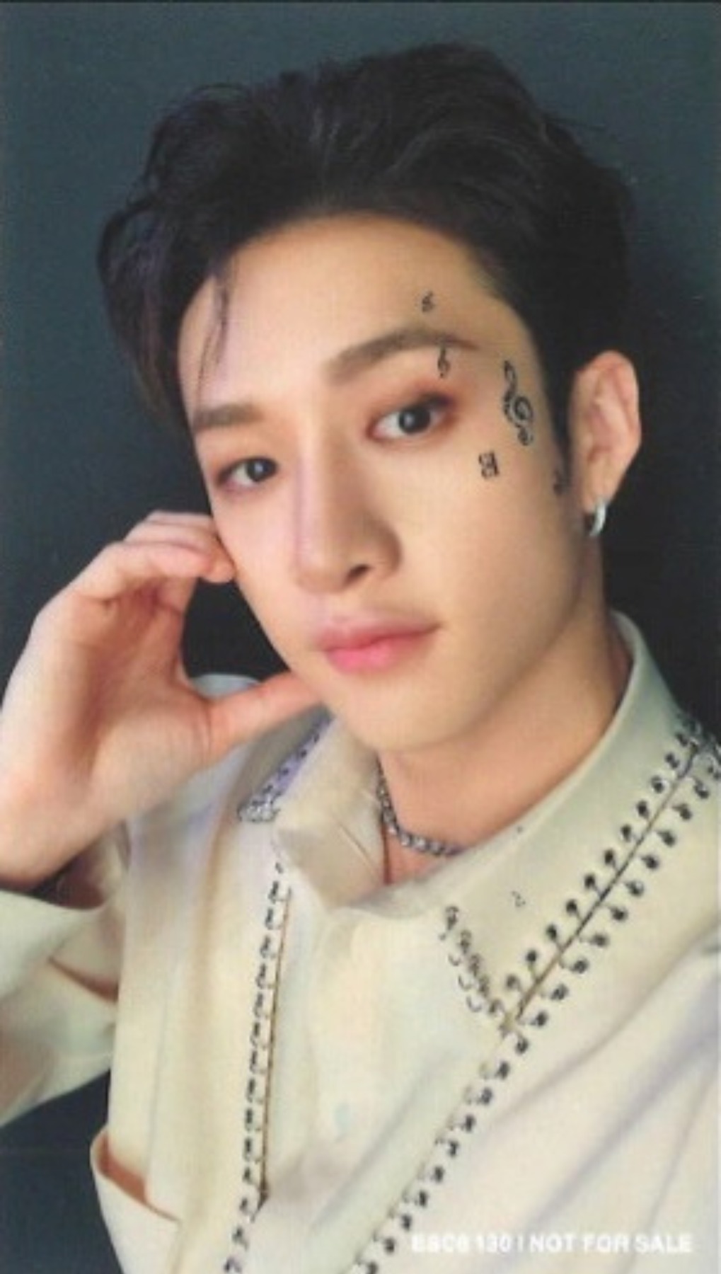 Bang Chan Stray Kids photocard back side - Double Sided Photocard
