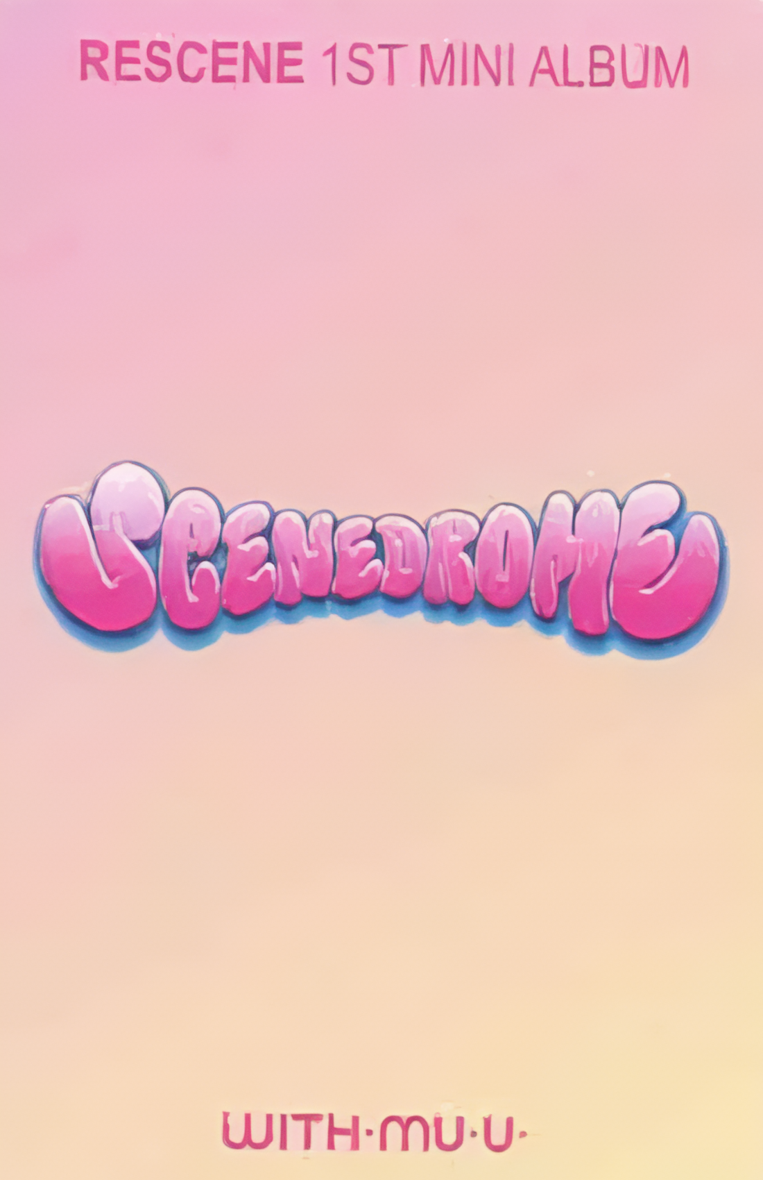 May RESCENE photocard back side - Lucky Draw