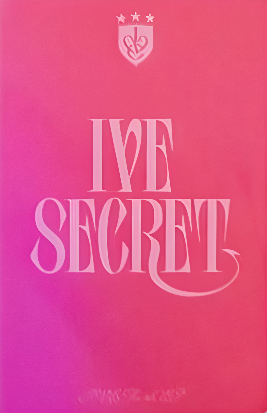 Liz IVE photocard back side - Lucky Draw