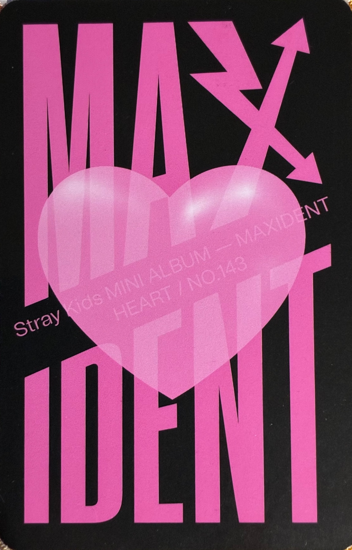 Bang Chan Stray Kids photocard back side - Photocards