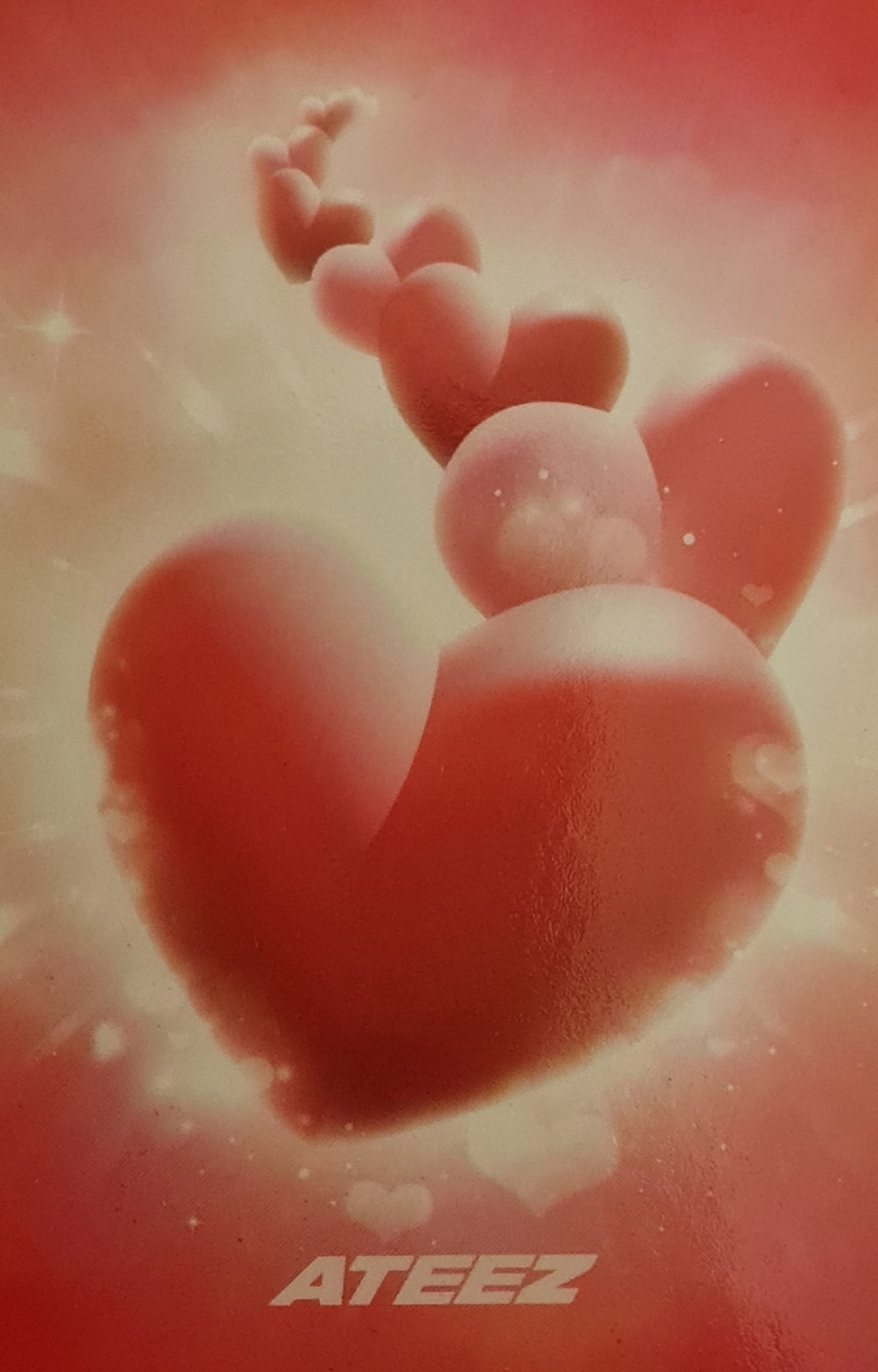 Hongjoong ATEEZ photocard back side - Benefit