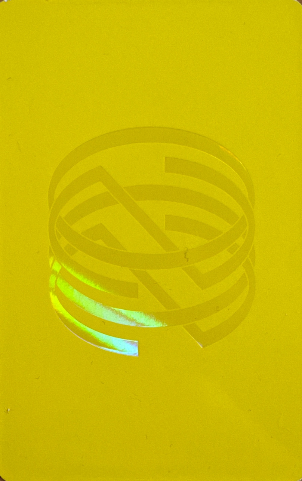 Jisung NCT photocard back side - ID Card