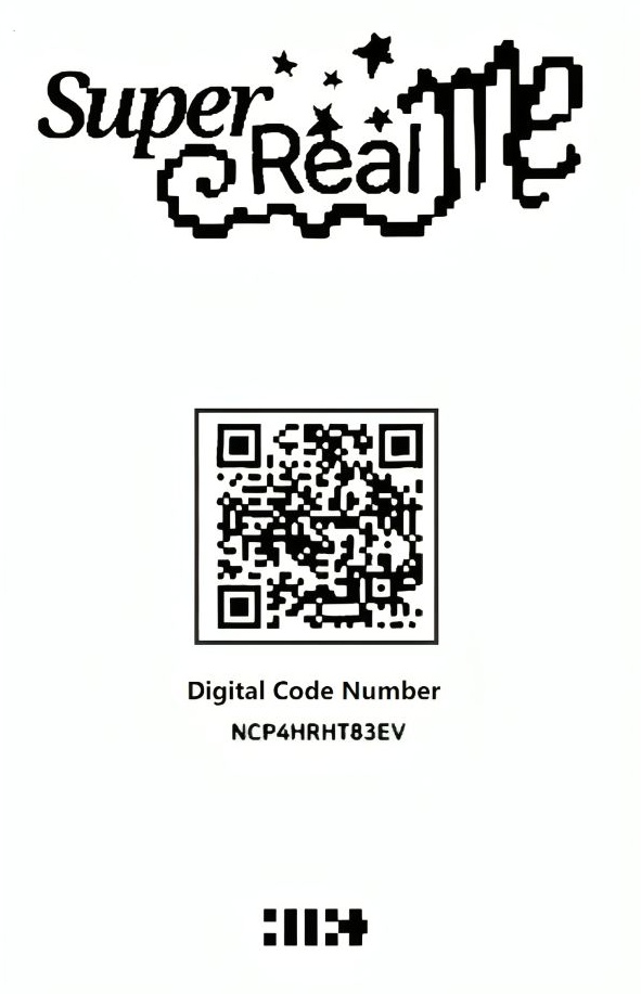 Yunah, Wonhee, Iroha, Minju, Moka ILLIT photocard back side - QR